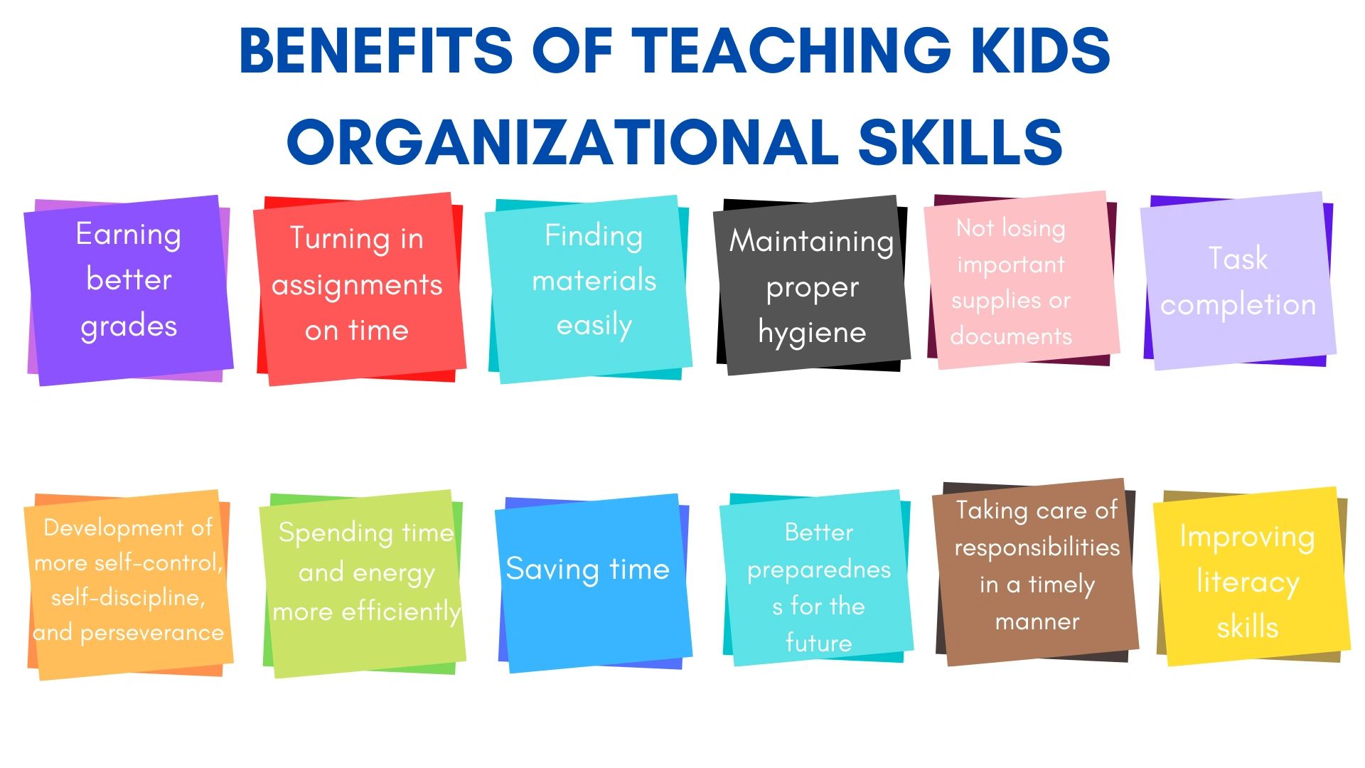 Benefits Of Teaching Kids Organizational Skill 